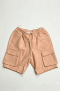Men's Leather Cargo Shorts