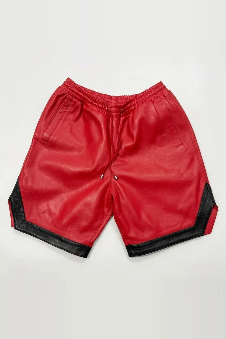 Men's Leather Shorts