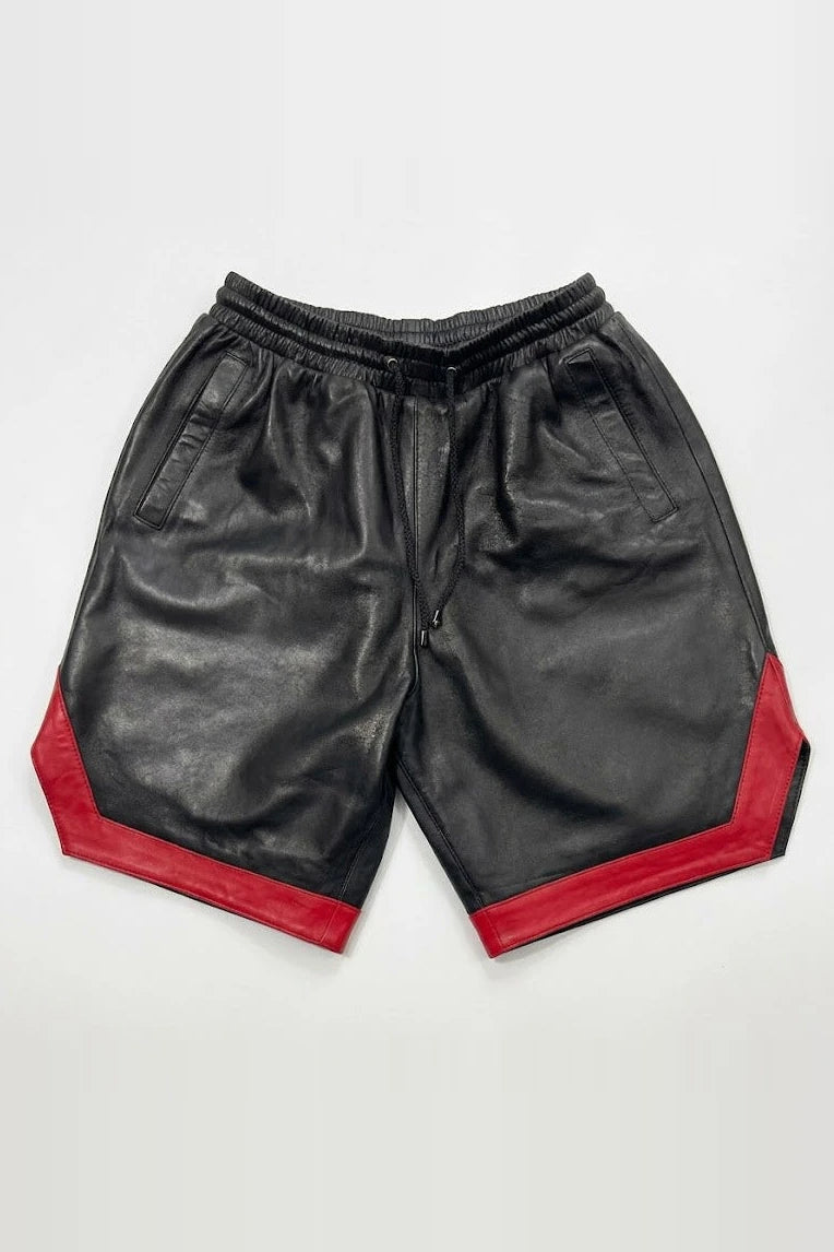 Men's Leather Shorts