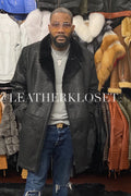 Men's London Shearling Croco Jacket