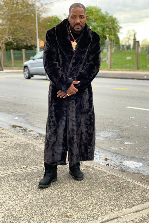 Men's Mink Full Length Trench