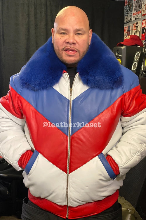 Men's V-Bomber Premium Fox Collar [Fat Joe]