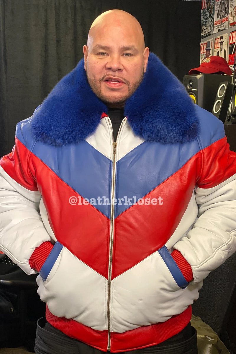 Men's V-Bomber Premium Fox Collar [Fat Joe]