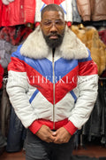 V-Bomber With Premium Fox Collar [Philly 76ers]