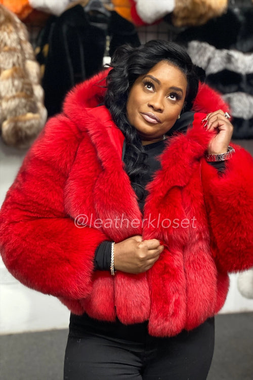 Women's Luna Fox Jacket [Red]
