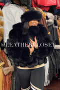 Women's Marcy Fox Jacket With Headband [Black]