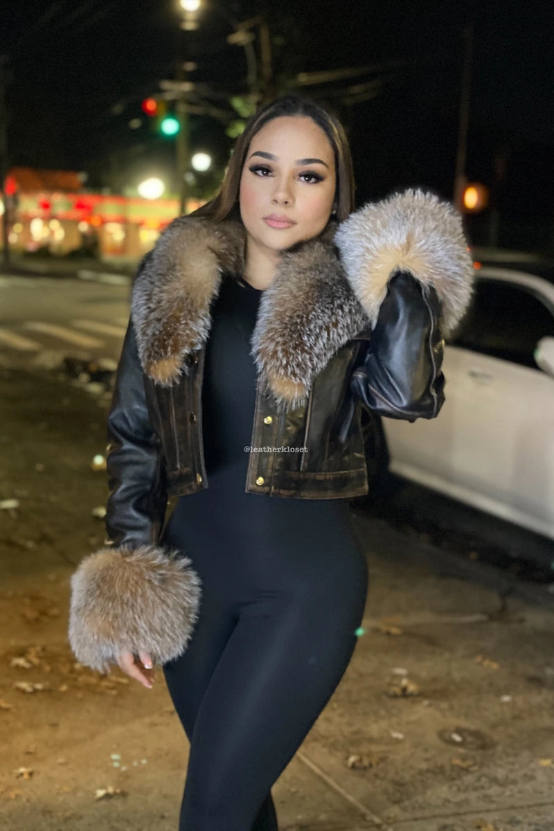 Women's Rose Jean Jacket Copper [Crystal Fox]