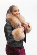 Women's Jay Biker Full Fox Fur [Crystal]