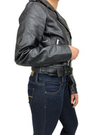 Women's Classic Biker Black [SLIM FIT]