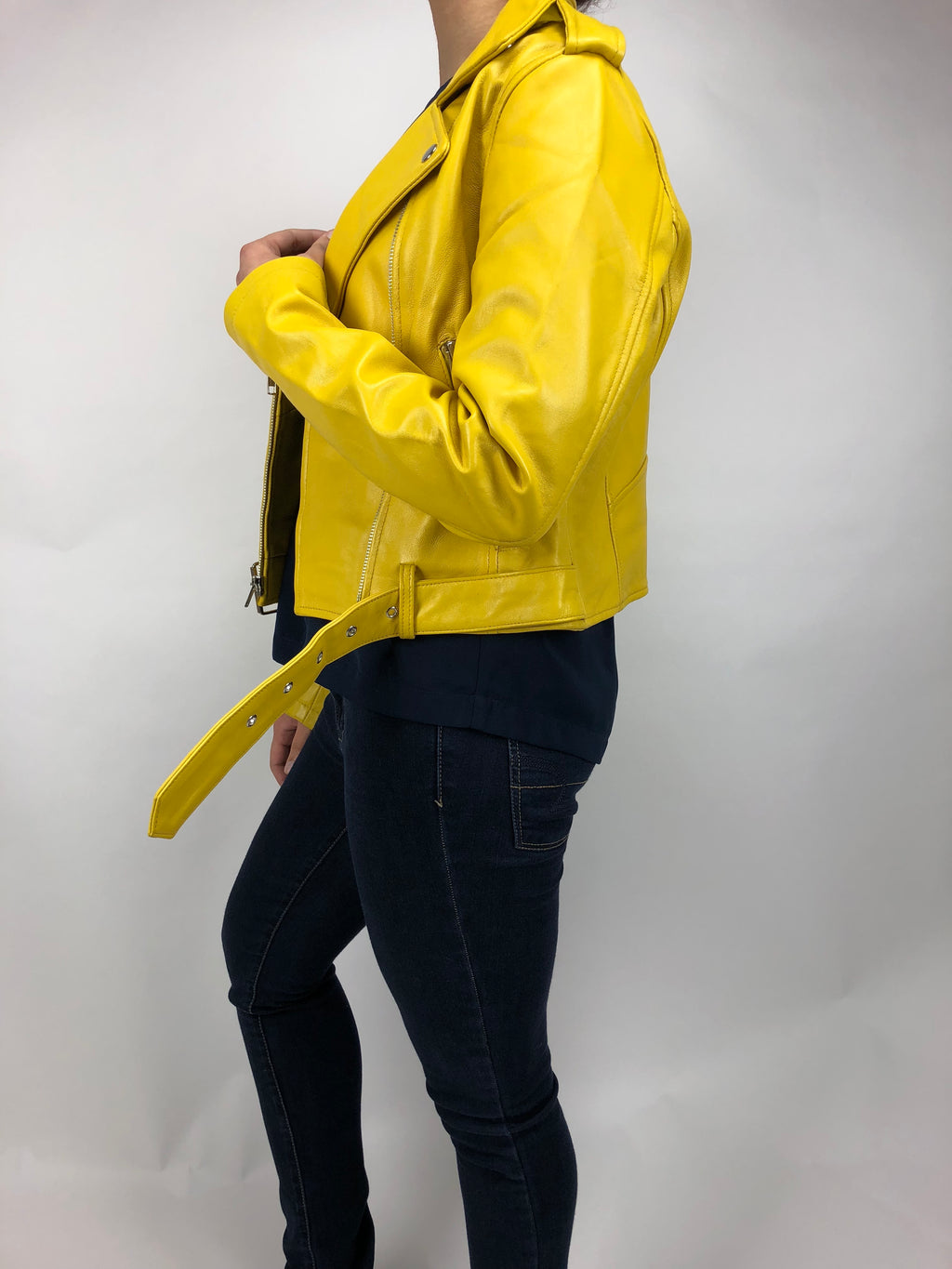 Women's Classic Biker Yellow [ SLIM FIT ]