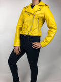Women's Classic Biker Yellow [ SLIM FIT ]