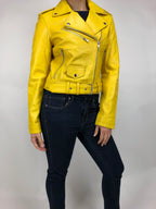 Women's Classic Biker Yellow [ SLIM FIT ]