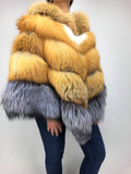 Women's Fox Fur Poncho