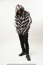 Men's Chincilla Vest With Hood