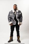 Men's Troy Shearling Jacket [Gray]