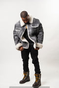 Men's Troy Shearling Jacket [Gray]