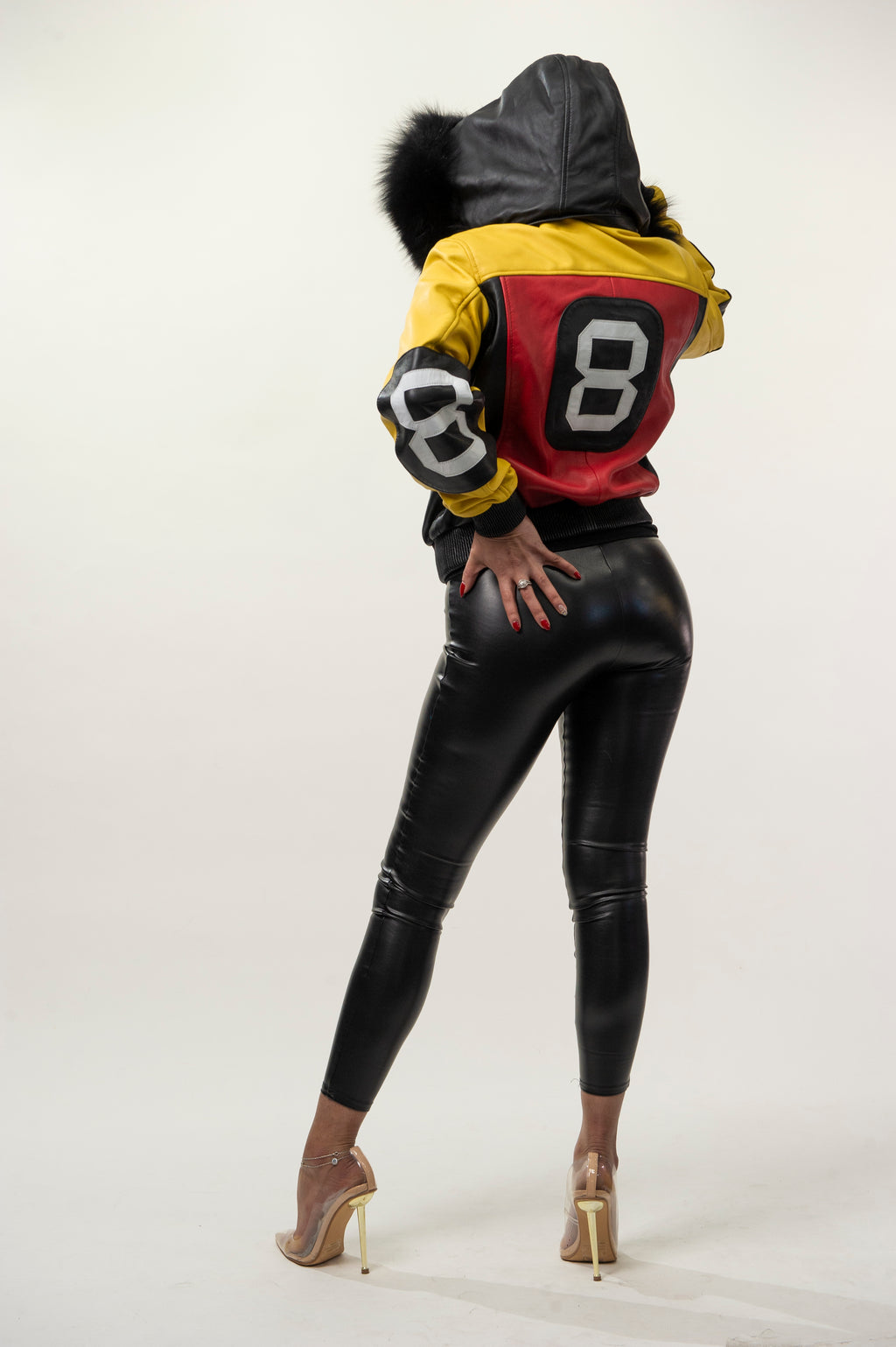 Women's 8 Ball Jacket With Premium Fox Fur Hood