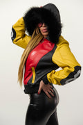 Women's 8 Ball Jacket With Premium Fox Fur Hood