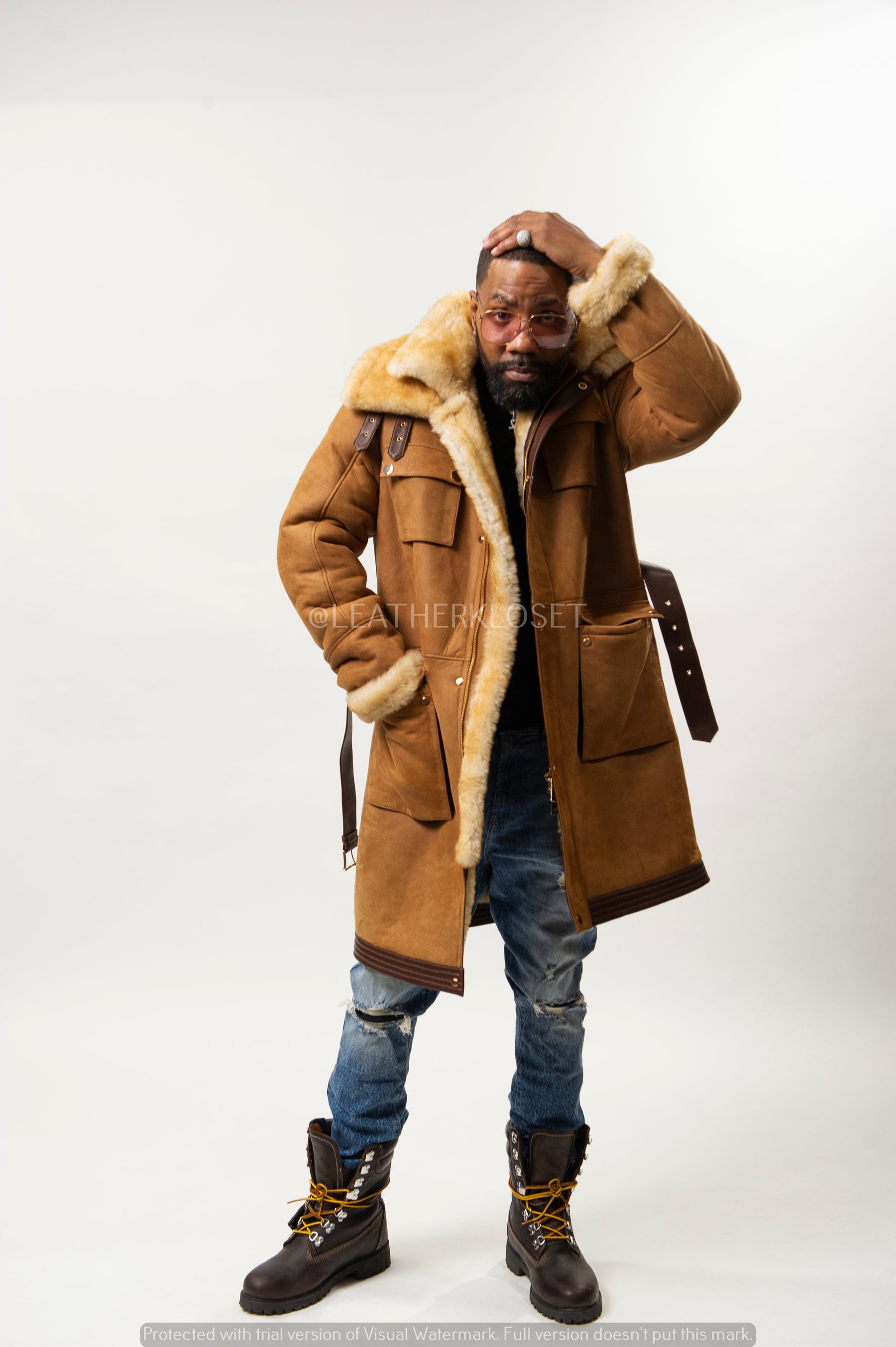 Men’s Milan Sheepskin Shearling Coat – LeatherKloset