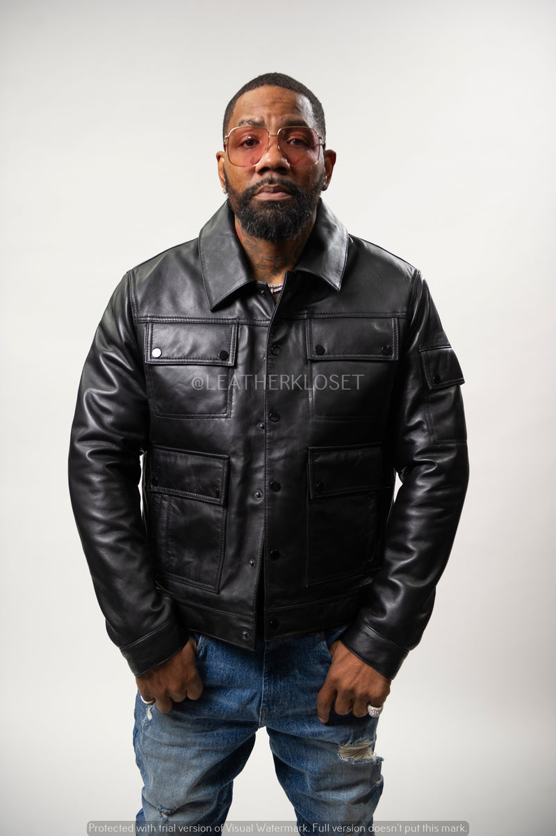 Men's Jax 2.0 Leather Jacket [Black]