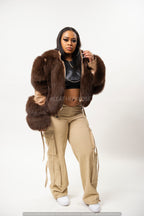 Women's Leather And Fox Combo 2.0 [Brown]