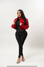 Women's Jean Jacket [Red]