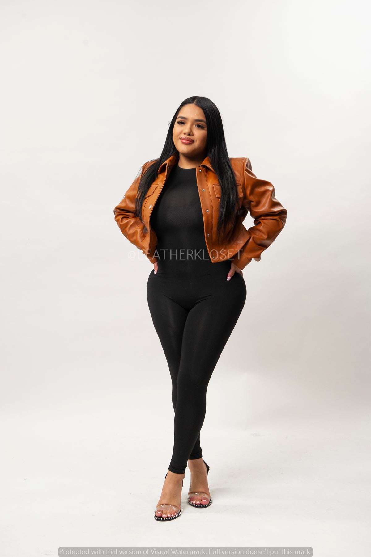 Women's Jean Jacket [Saddle Brown]