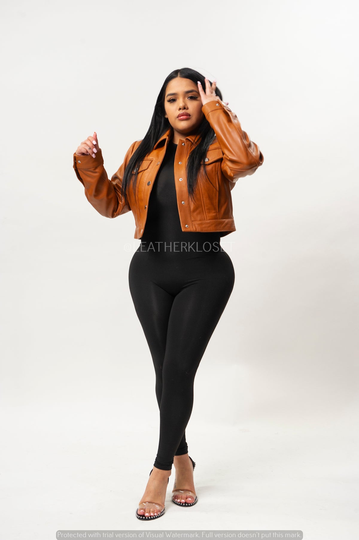 Women's Jean Jacket [Saddle Brown]