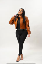 Women's Jean Jacket [Saddle Brown]