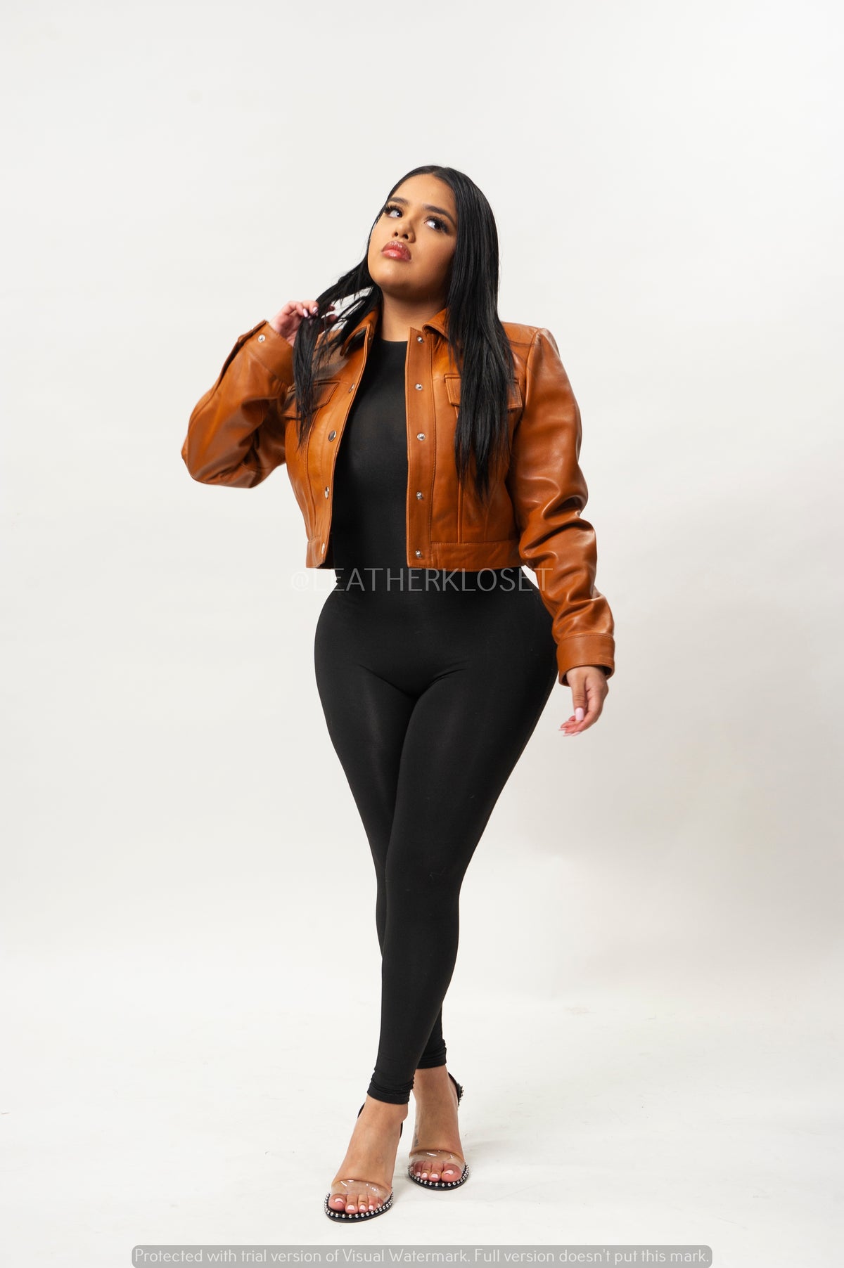 Women's Jean Jacket [Saddle Brown]