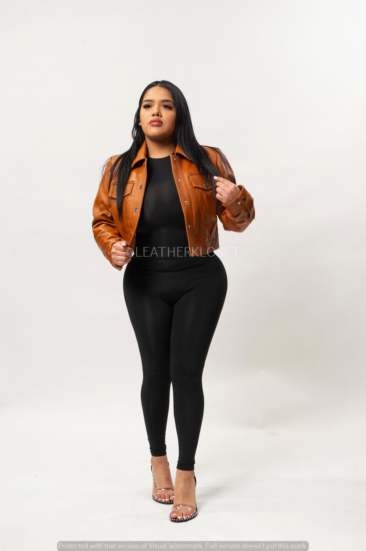 Women's Jean Jacket [Saddle Brown]