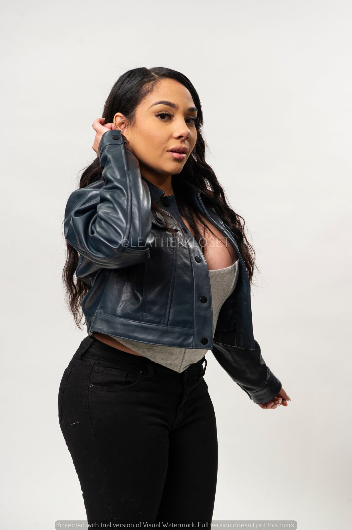 Women's Jean Jacket [Navy]