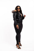 Women's BB Jacket With Premium Fox Fur Hood [Crystal Fur]