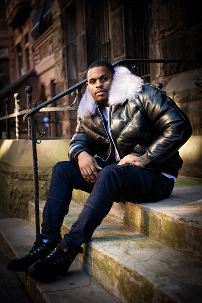 durante“羊革”leather “黒“bomber jacket 高価ファッション - durante“羊革”leather “黒“bomber jacket