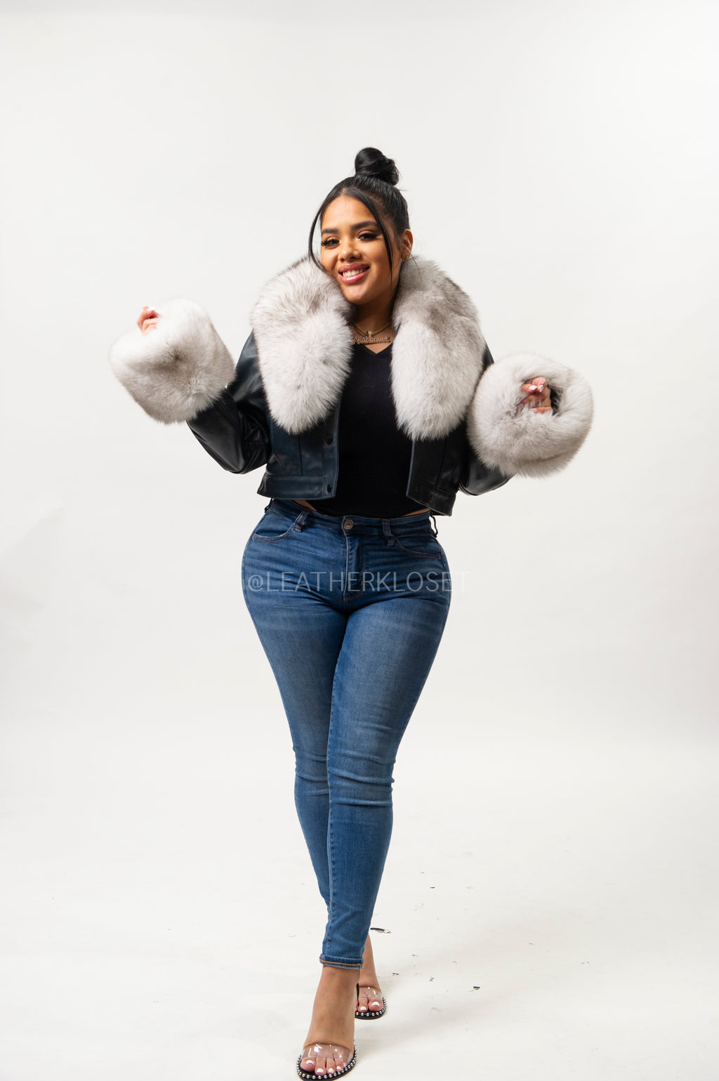 Women's Rose Jean Jacket Navy [Blue Fox]