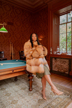 Women's Red Fox 3/4 Coat