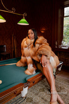Women's Red Fox 3/4 Coat