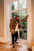 Men's Andre Shearling Biker With Fox [Gray]
