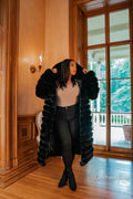 Women's Alia Fox Coat [Black]