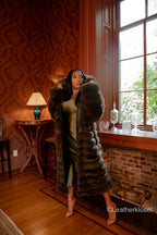 Women's Alia Fox Coat [Olive]