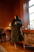 Women's Alia Fox Coat [Olive]