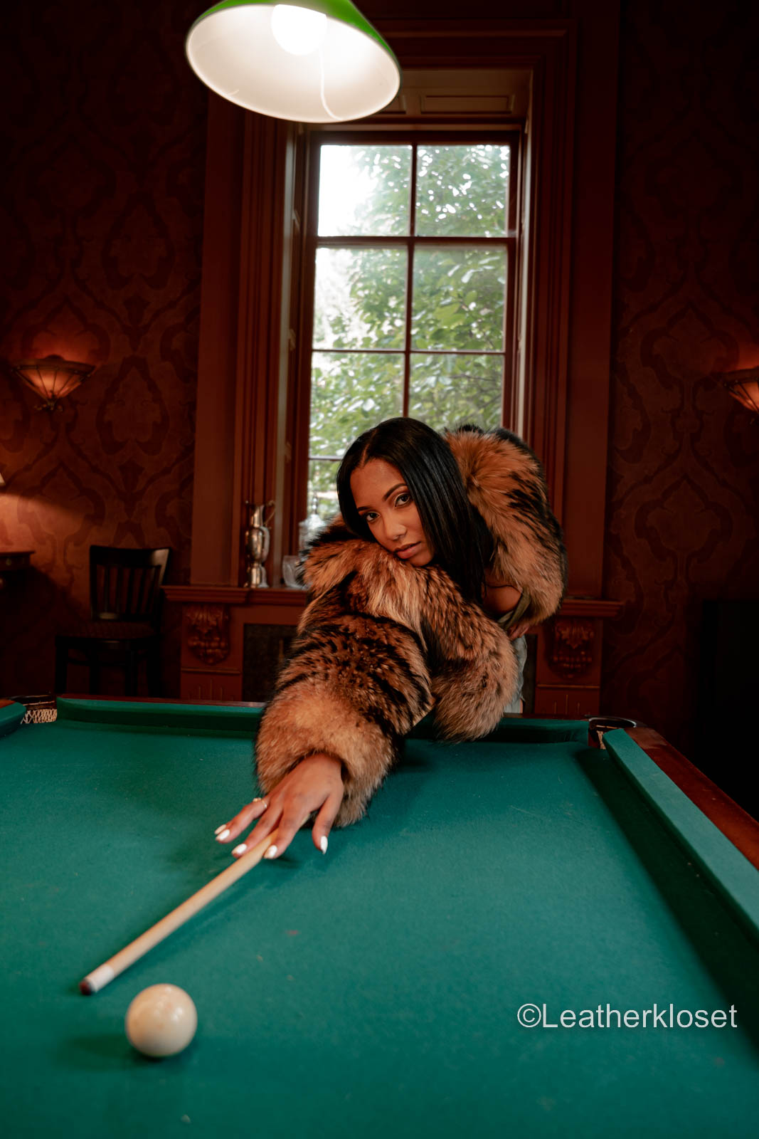 Women's London Crop Raccoon Bomber