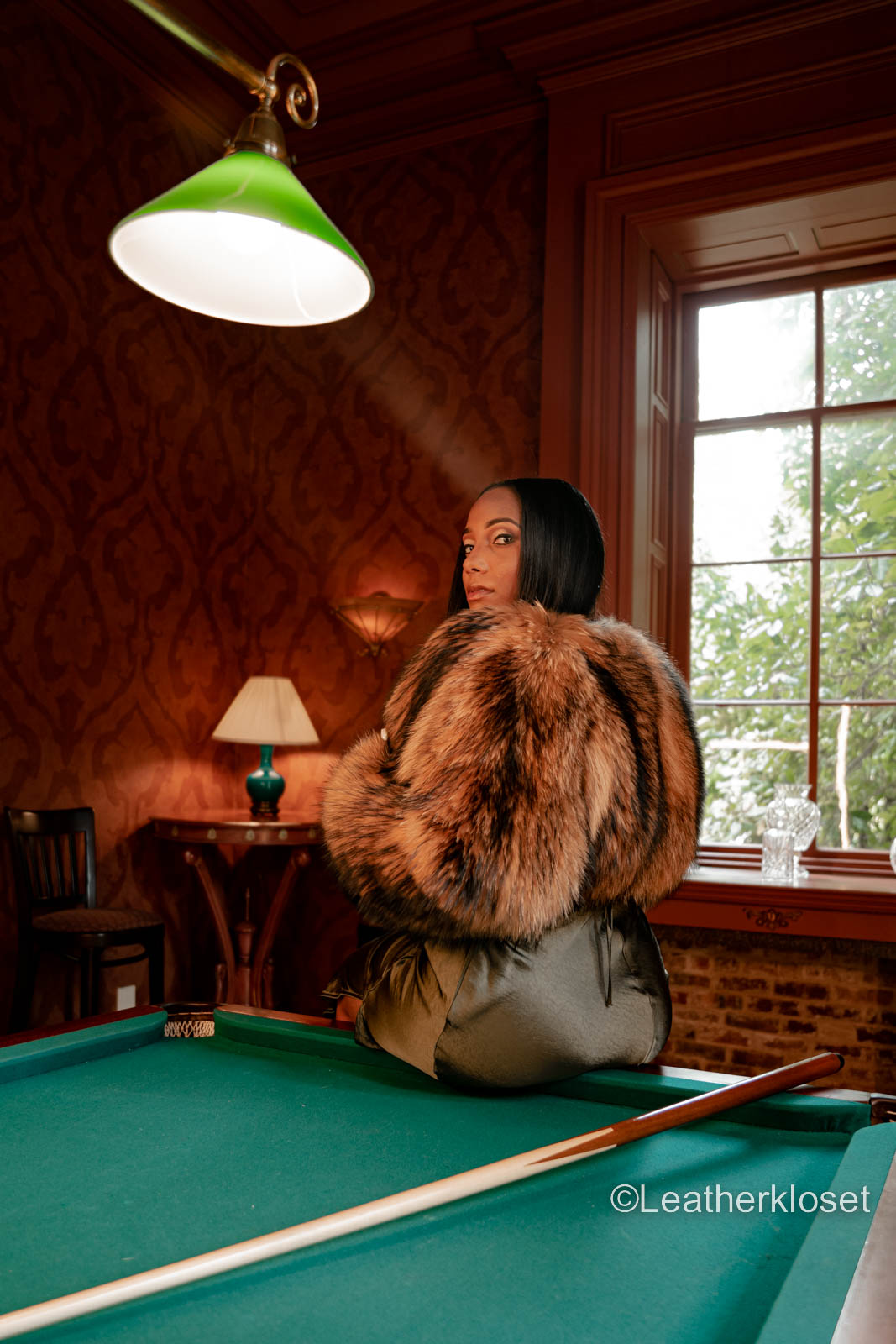 Women's London Crop Raccoon Bomber