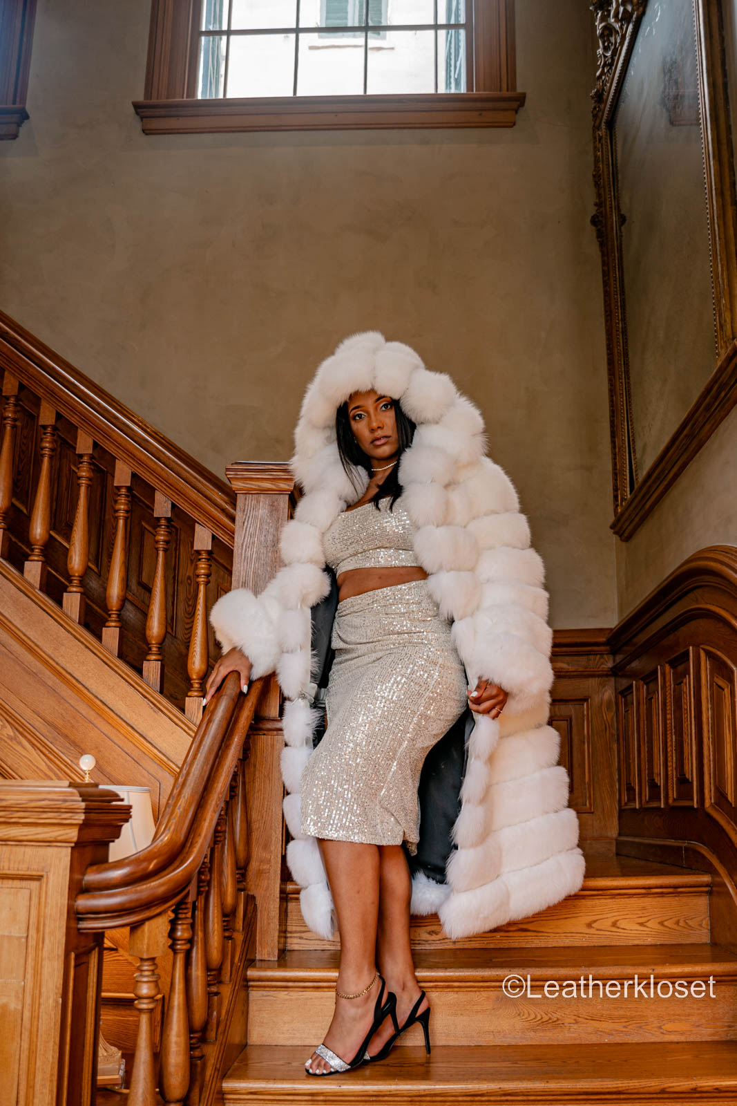 Women's Femina Fox Coat [White]