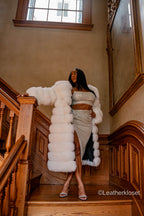 Women's Femina Fox Coat [White]