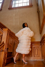 Women's Femina Fox Coat [White]