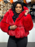 Women's Luna Fox Jacket [Red]