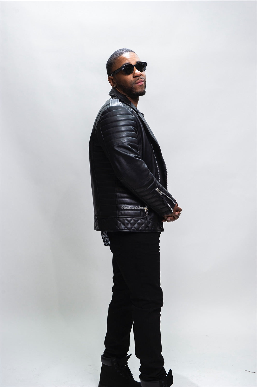 Men's Jay Biker Jacket Black