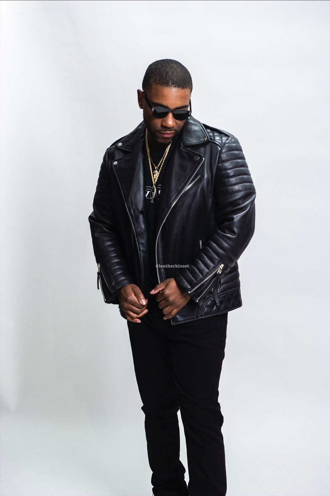 Men's Jay Biker Jacket Black