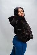 Women's Michelle Full Skin Mink Bomber Jacket